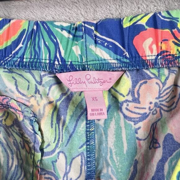Lilly Pulitzer Shorts Women's XS Multicolor Floral Botanical Vacation Summer - Picture 3 of 13
